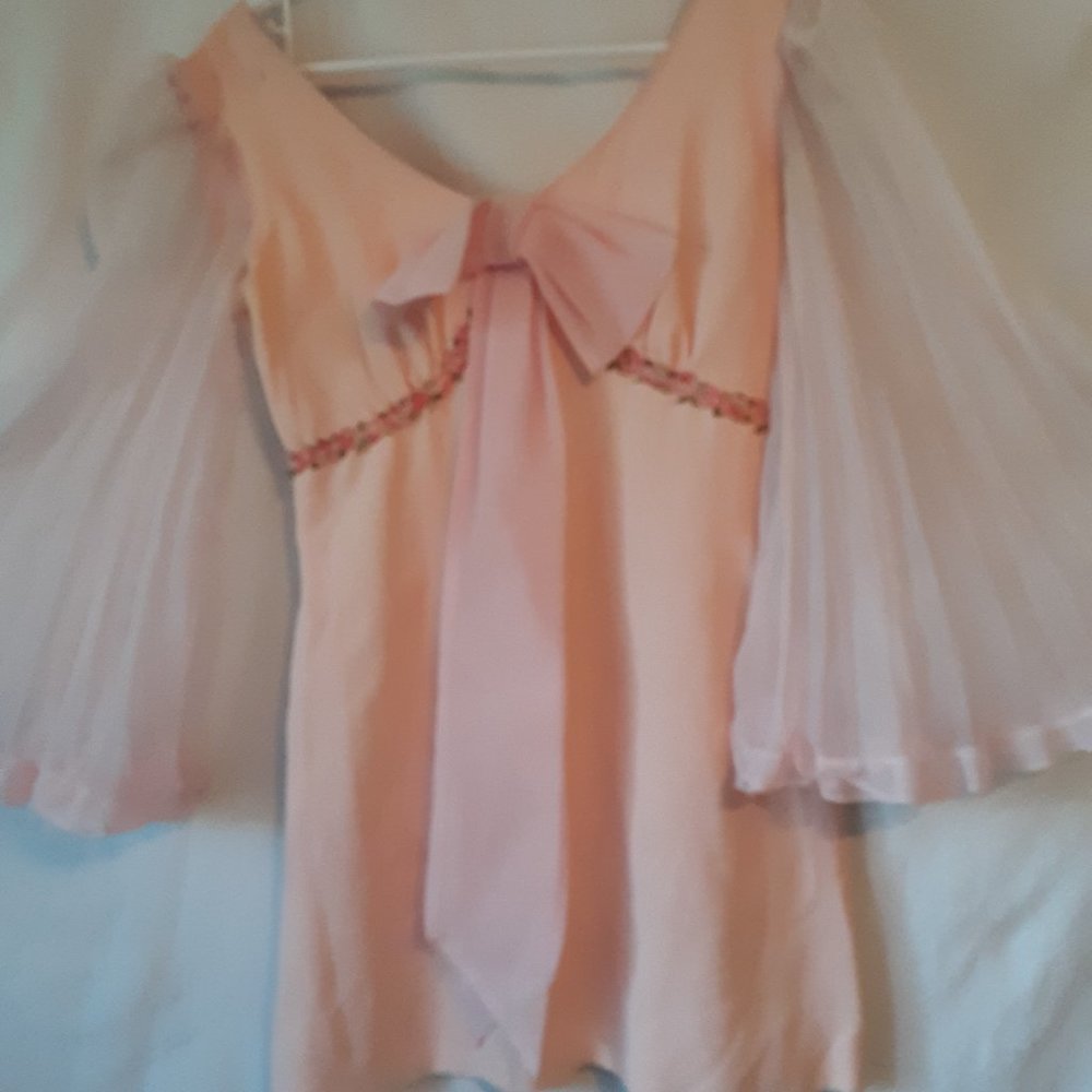 Vintage 1960's pink mini dress